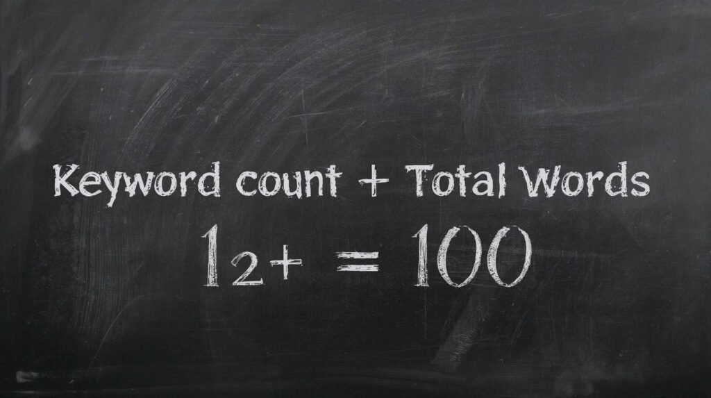 keyword density SEO example
