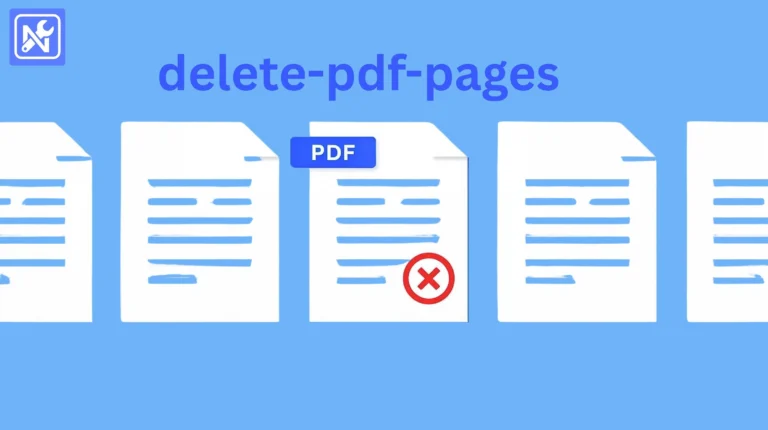 delete pdf pages NasajTools